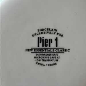Pier 1 White Porcelain Serveware